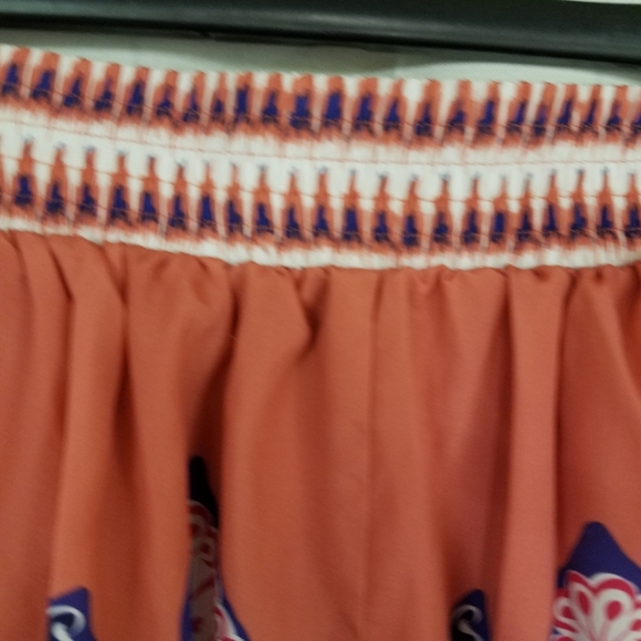 Forever 21 Small Petite Orange Melon Skirt - Picture 4 of 5